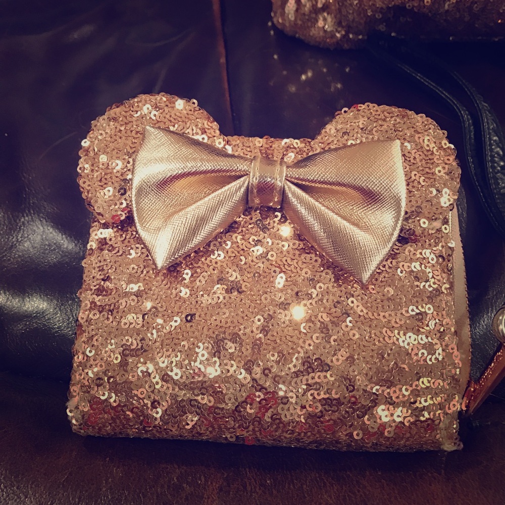 Official Disney Gold Sparkle wallet